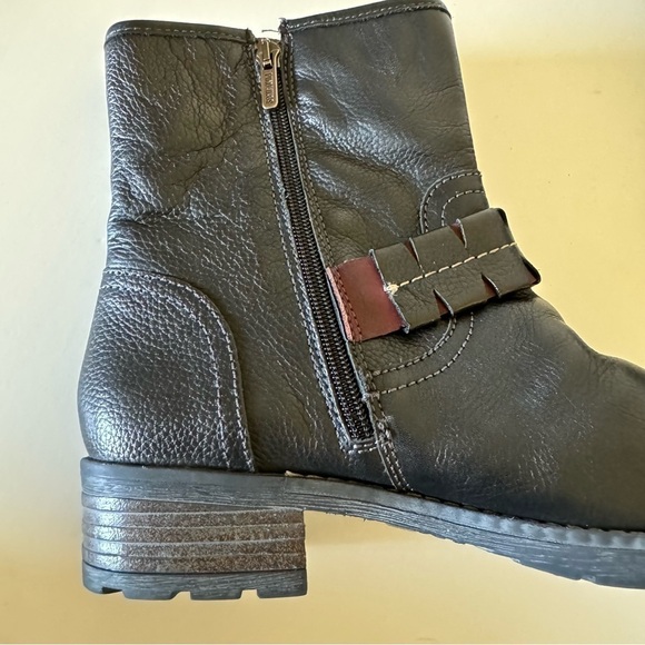 Pikolinos Black Leather Buckle Boots Size 37 - Picture 12 of 13